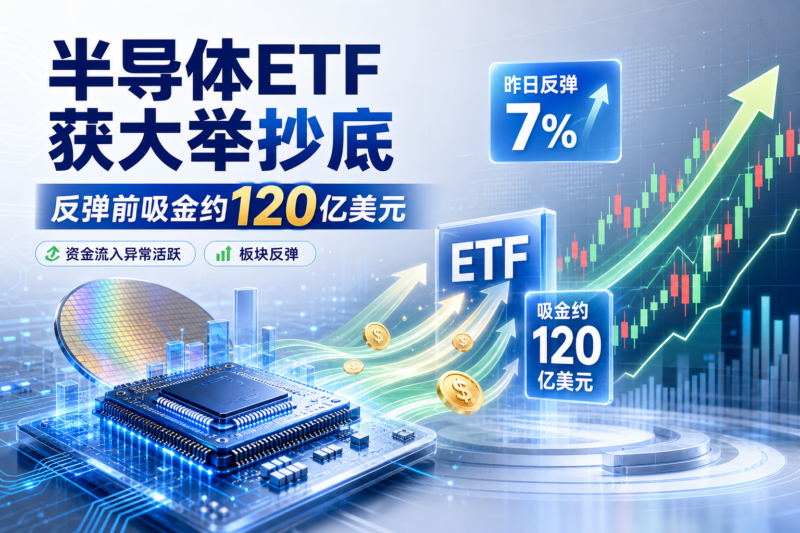 半导体ETF下跌期间获大举抄底，反弹前吸金约120亿美元-指挥使社区 - 真实线索、热点议题与深度观察