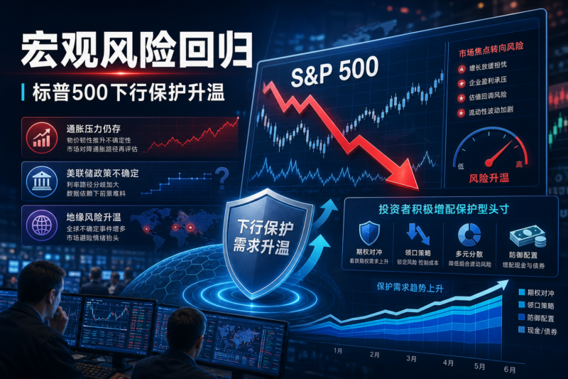 宏观风险重回市场焦点,标普500下行保护需求上升-指挥使社区 - 真实线索、热点议题与深度观察
