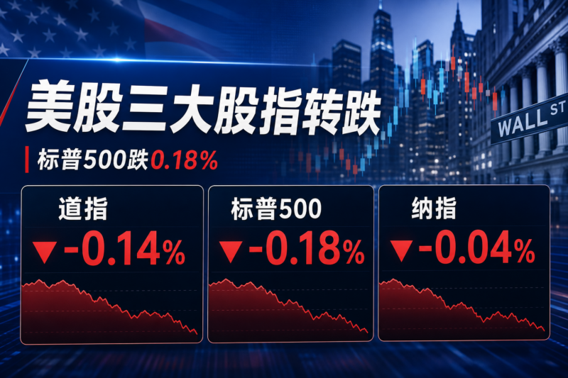 美股三大股指悉数转跌，标普500指数跌0.18%-指挥使社区 - 真实线索、热点议题与深度观察