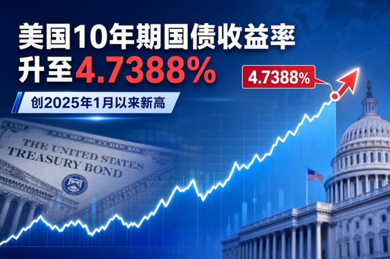 美国10年期国债收益率升至4.7388%-指挥使社区 - 真实线索、热点议题与深度观察