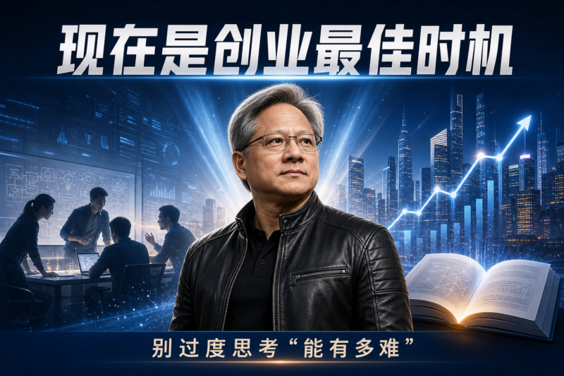 黄仁勋:现在是历史上创业的最佳时机,别过度思考“能有多难”-指挥使社区 - 真实线索、热点议题与深度观察