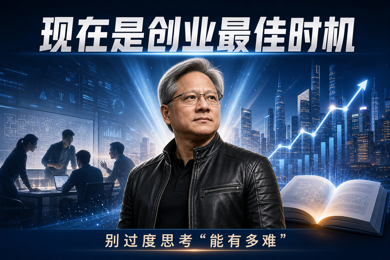 黄仁勋:现在是历史上创业的最佳时机,别过度思考“能有多难”