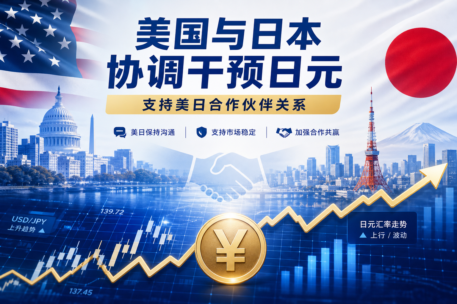 贝森特:上周五与日本协调干预日元,支持美国值得信赖的合作伙伴