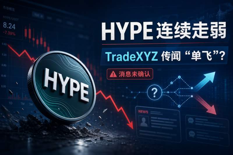 HYPE 连续多日阴跌,传闻称 TradeXYZ 或将“单飞”-指挥使社区 - 真实线索、热点议题与深度观察