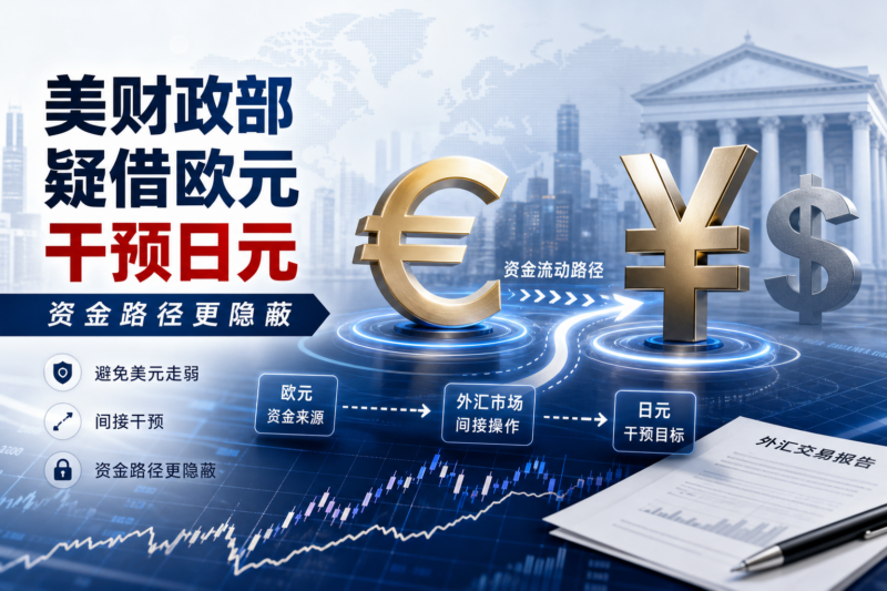 策略师:美财政部疑通过欧元干预日元,避免美元走弱-指挥使社区 - 真实线索、热点议题与深度观察