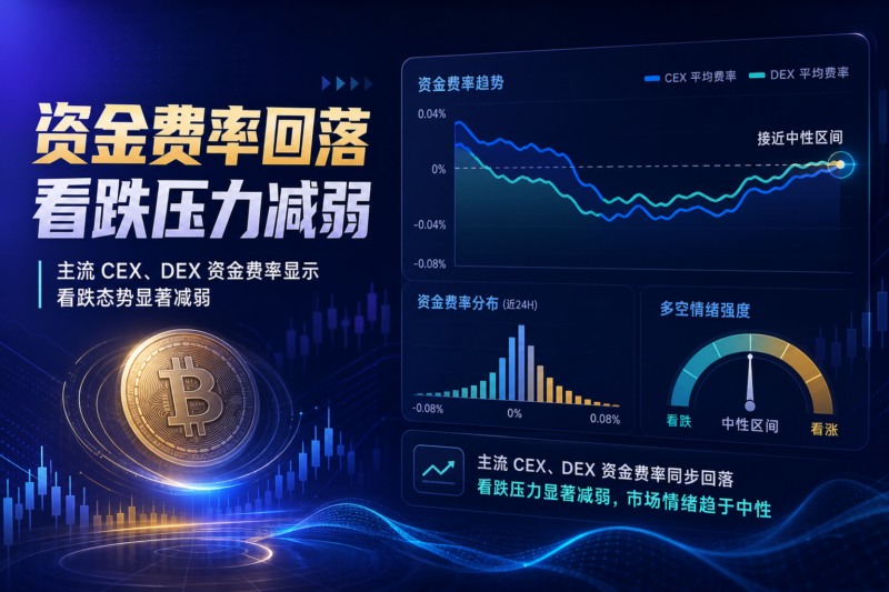 当前主流 CEX、DEX 资金费率显示看跌态势显著减弱-指挥使社区 - 真实线索、热点议题与深度观察