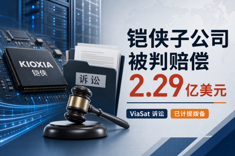 铠侠子公司因 ViaSat 诉讼被判赔偿 2.29 亿美元-指挥使社区 - 真实线索、热点议题与深度观察