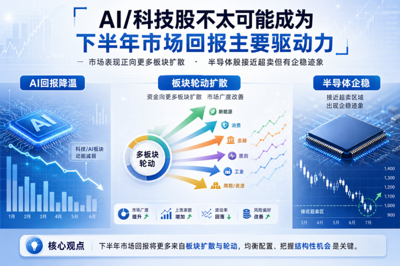 摩根大通:AI 板块不太可能成为下半年市场回报主要驱动力-指挥使社区 - 真实线索、热点议题与深度观察