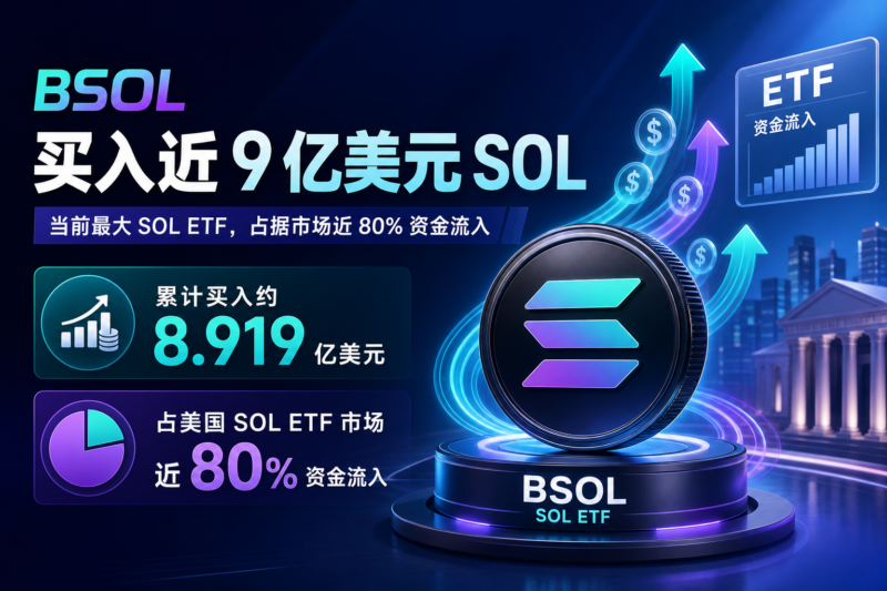 Bitwise 旗下 SOL ETF 累计买入近 9 亿美元 SOL-指挥使社区 - 真实线索、热点议题与深度观察