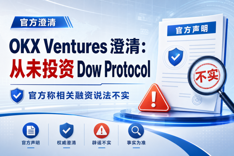 OKX Ventures:从未参与 Dow Protocol 项目投资-指挥使社区 - 真实线索、热点议题与深度观察