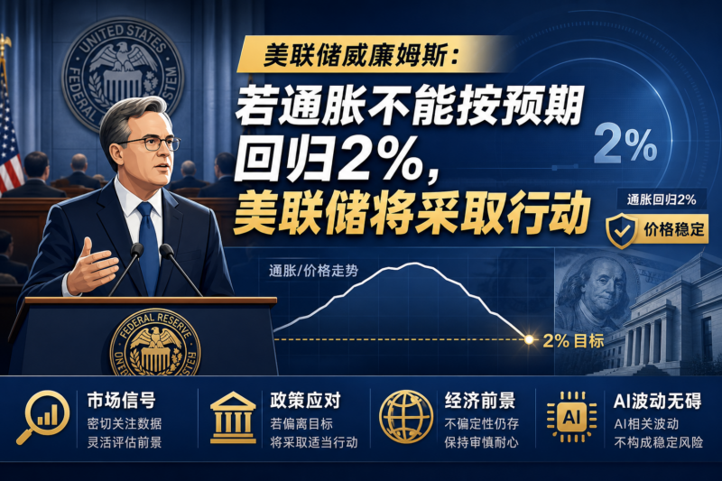 美联储威廉姆斯:若通胀不能按预期回归 2%,美联储将采取行动-指挥使社区 - 真实线索、热点议题与深度观察