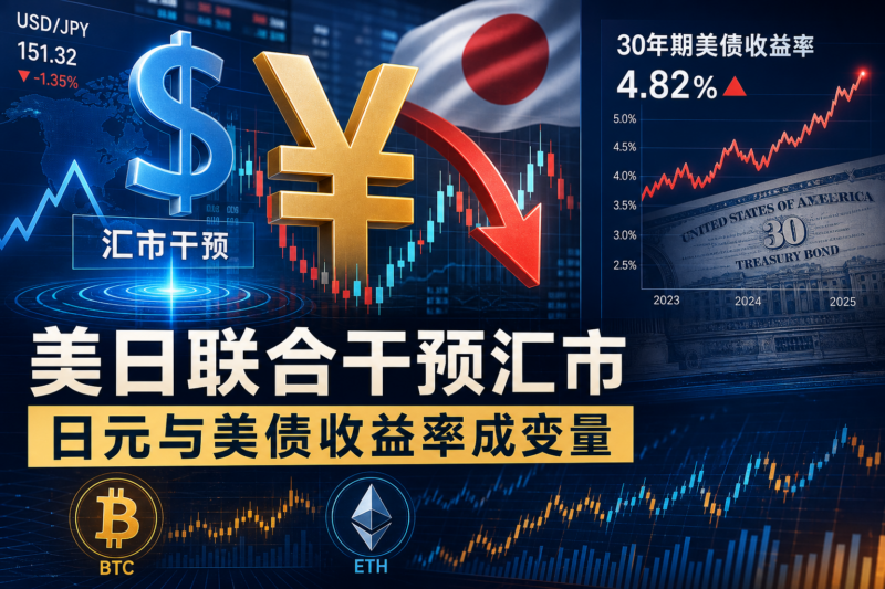 QCP:美日罕见联合干预汇市,日元、长期美债收益率或成加密市场流动性新变量-指挥使社区 - 真实线索、热点议题与深度观察