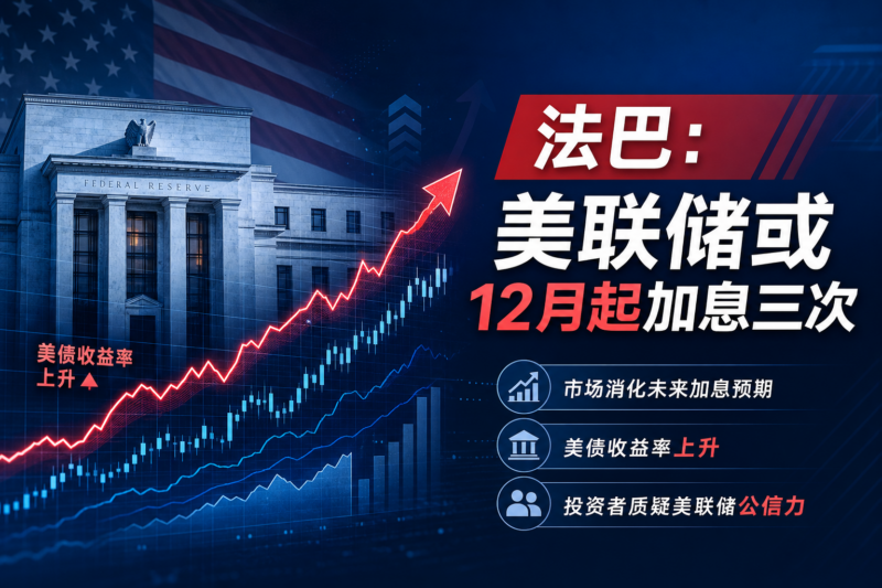 法巴银行：预计美联储将从 12 月起加息三次-指挥使社区 - 真实线索、热点议题与深度观察