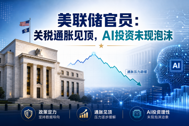 美联储“三把手”:关税通胀影响已见顶,AI 投资尚未形成泡沫-指挥使社区 - 真实线索、热点议题与深度观察