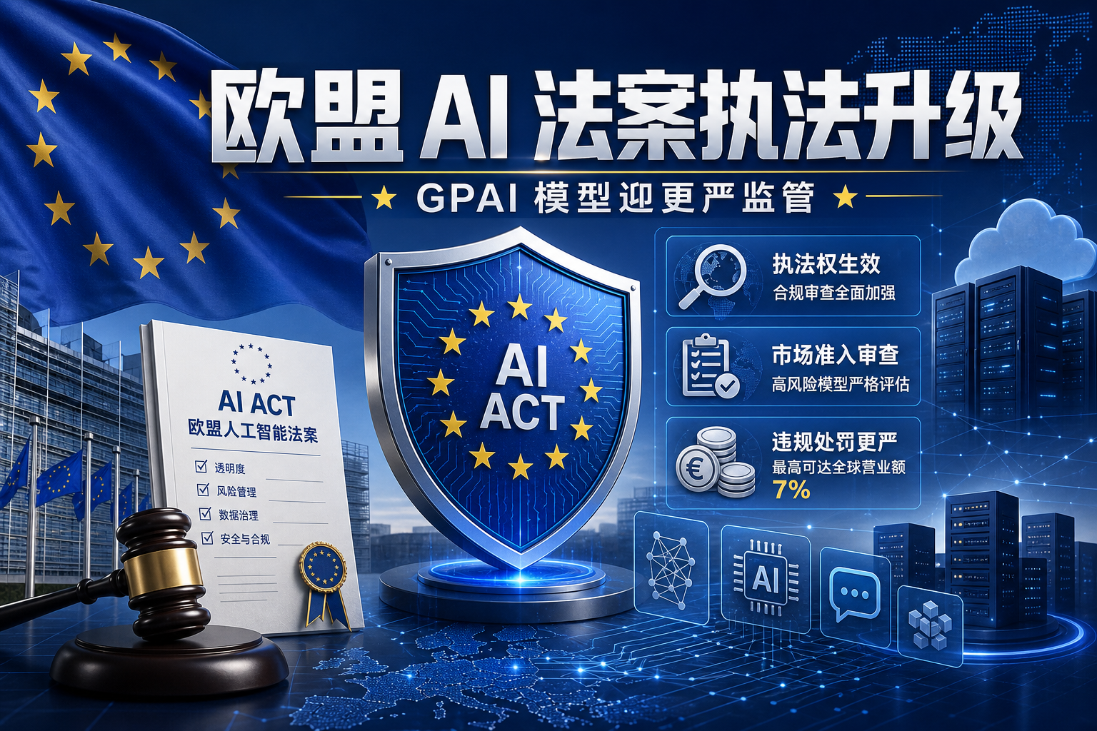 欧盟 AI 法案执法权生效，AI 公司面临更严格监管