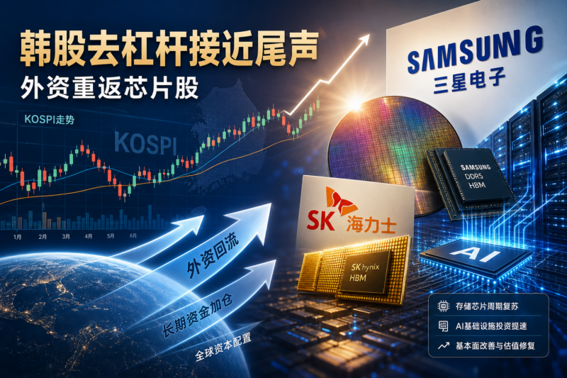 韩股去杠杆或接近尾声,外资重返市场布局三星、SK 海力士-指挥使社区 - 真实线索、热点议题与深度观察