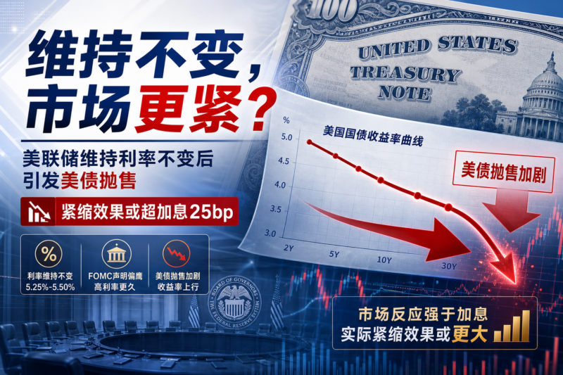 沃什维持利率不变引发美债抛售,市场紧缩效果或超 25 个基点加息-指挥使社区 - 真实线索、热点议题与深度观察