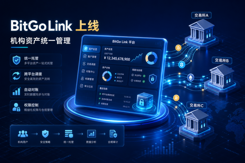 BitGo 推出 Link 平台,连接 Coinbase、Kraken 等交易所-指挥使社区 - 真实线索、热点议题与深度观察