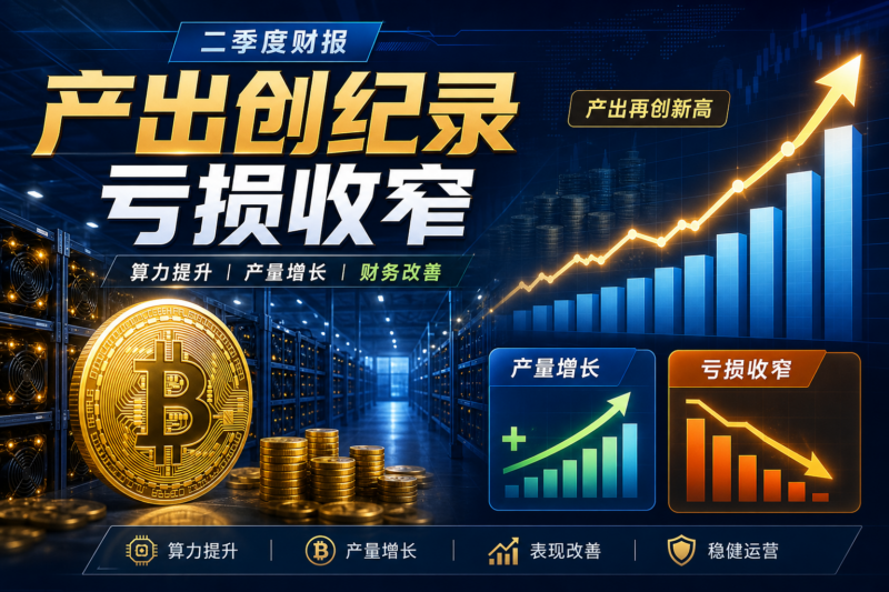 特朗普关联矿企 American Bitcoin 二季度产出创纪录,亏损收窄-指挥使社区 - 真实线索、热点议题与深度观察