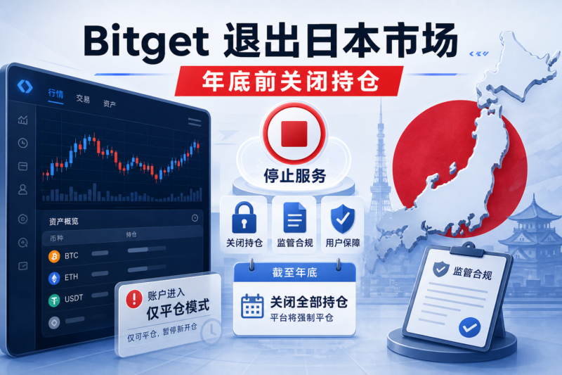 Bitget 将退出日本市场,年底前关闭当地用户全部持仓-指挥使社区 - 真实线索、热点议题与深度观察