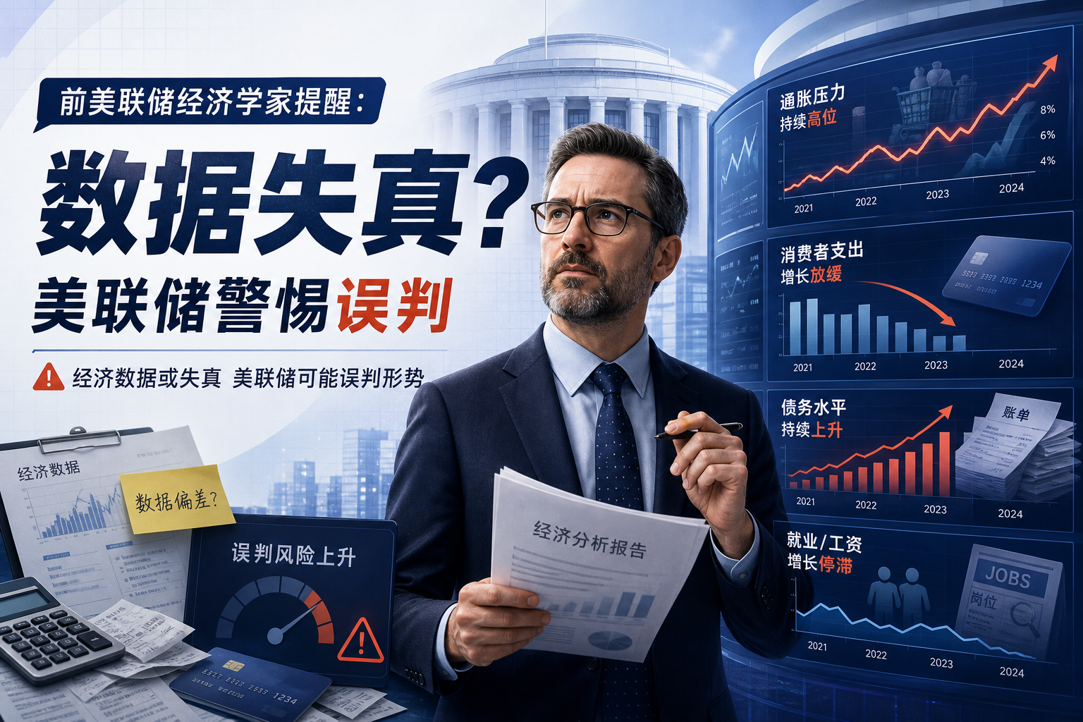 前美联储经济学家:经济数据或失真,美联储可能误判形势