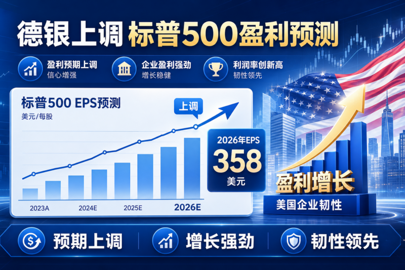 德银上调标普 500 盈利预测:预计 2026 年 EPS 达 358 美元-指挥使社区 - 真实线索、热点议题与深度观察