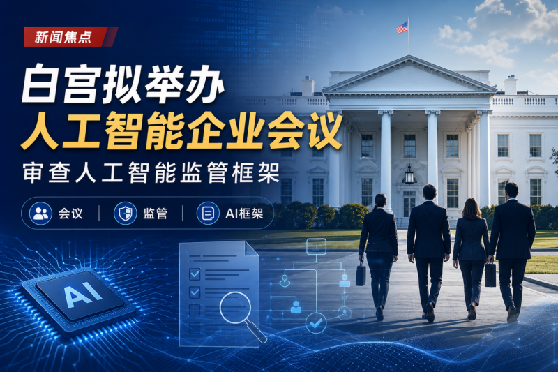 白宫拟举办人工智能企业会议,审查人工智能监管框架-指挥使社区 - 真实线索、热点议题与深度观察