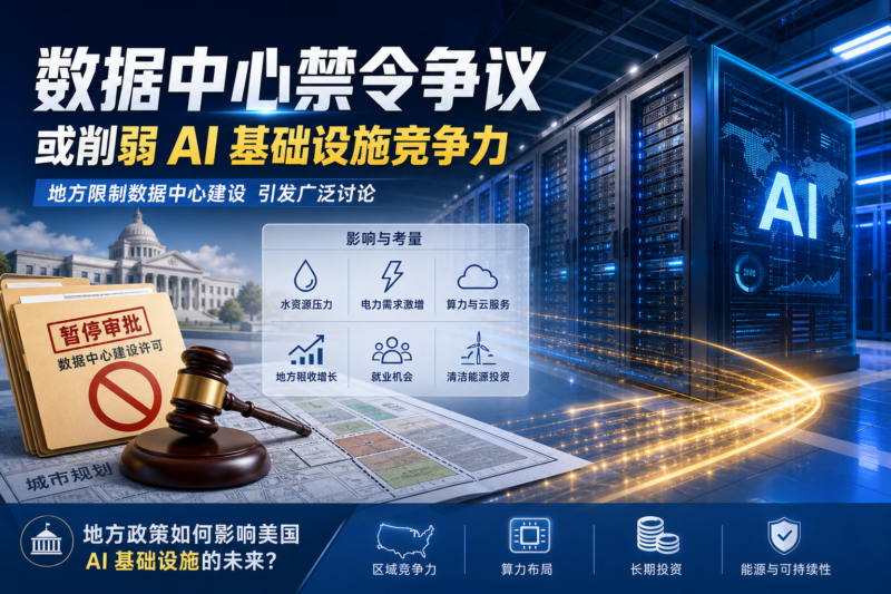 美国科技智库批评地方数据中心禁令:或削弱 AI 基础设施竞争力-指挥使社区 - 真实线索、热点议题与深度观察