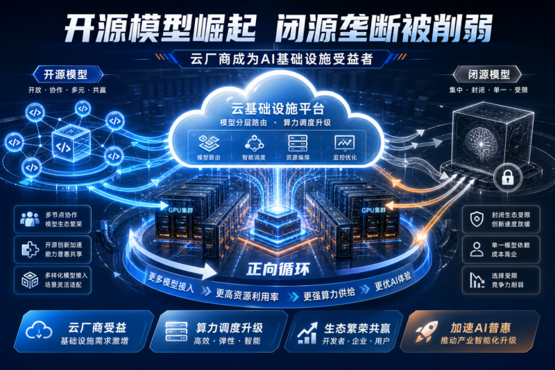 开源模型崛起或削弱闭源模型垄断，云厂商有望成为 AI 基础设施最大受益者-指挥使社区 - 真实线索、热点议题与深度观察