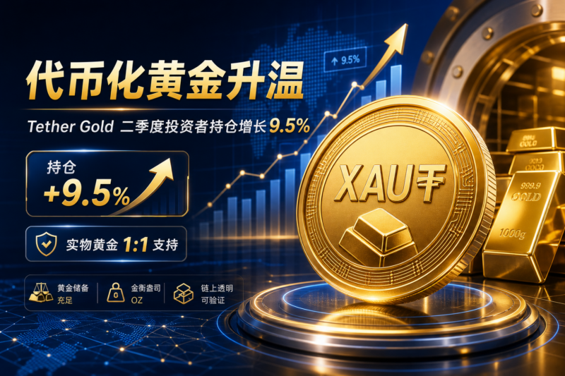 Tether Gold 二季度投资者持仓增长 9.5%，代币化黄金需求持续升温-指挥使社区 - 真实线索、热点议题与深度观察
