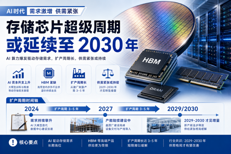 存储芯片超级周期或延续至 2030 年-指挥使社区 - 真实线索、热点议题与深度观察