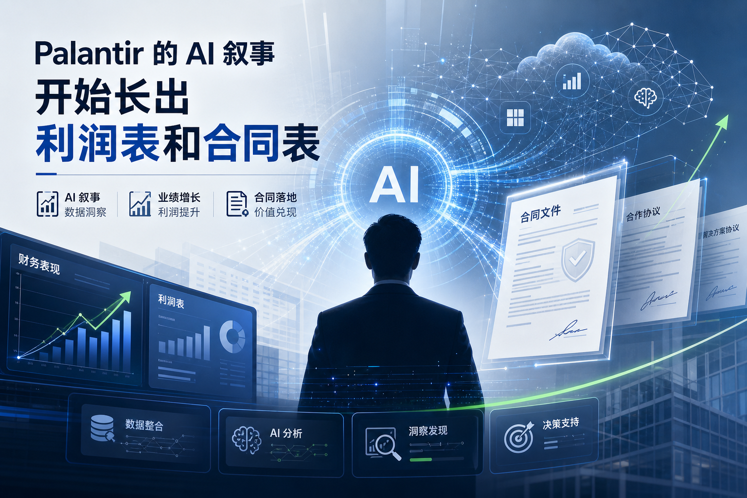 Palantir 的 AI 叙事，开始长出利润表和合同表