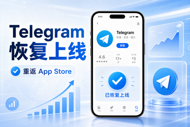 Telegram 已从苹果 App Store 恢复上线-指挥使社区 - 真实线索、热点议题与深度观察