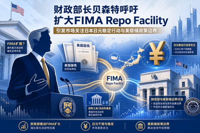 美财长贝森特敦促美联储扩大 FIMA 工具,引发日元稳定行动关注-指挥使社区 - 真实线索、热点议题与深度观察