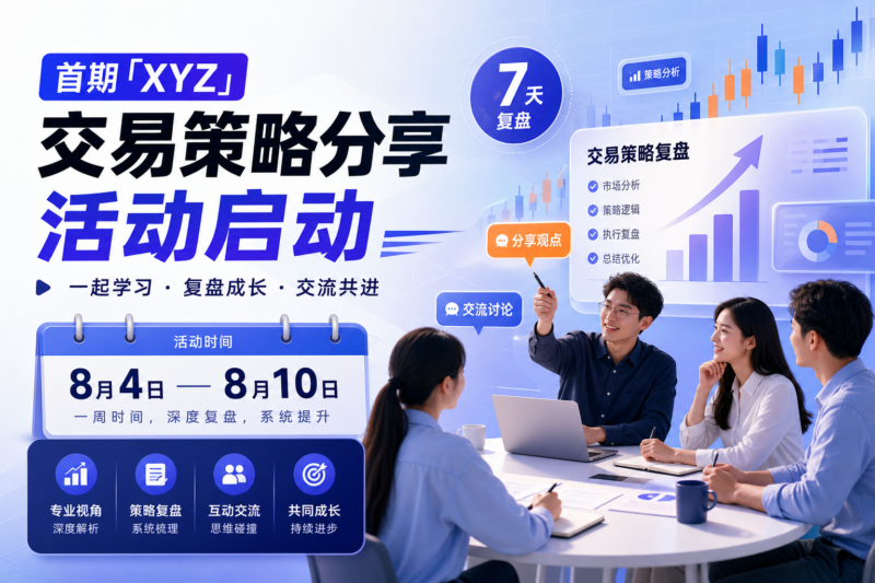首期「XYZ」交易策略分享活动启动-指挥使社区 - 真实线索、热点议题与深度观察