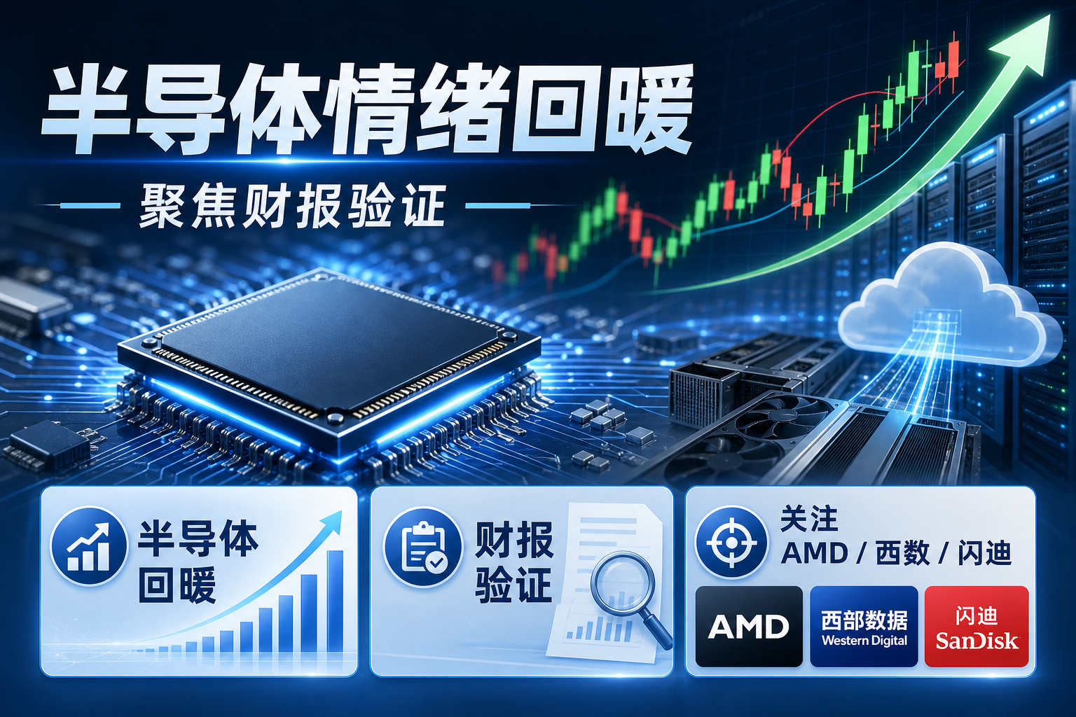 机构:半导体板块或出现情绪底部,周内聚焦 AMD、西数、闪迪财报