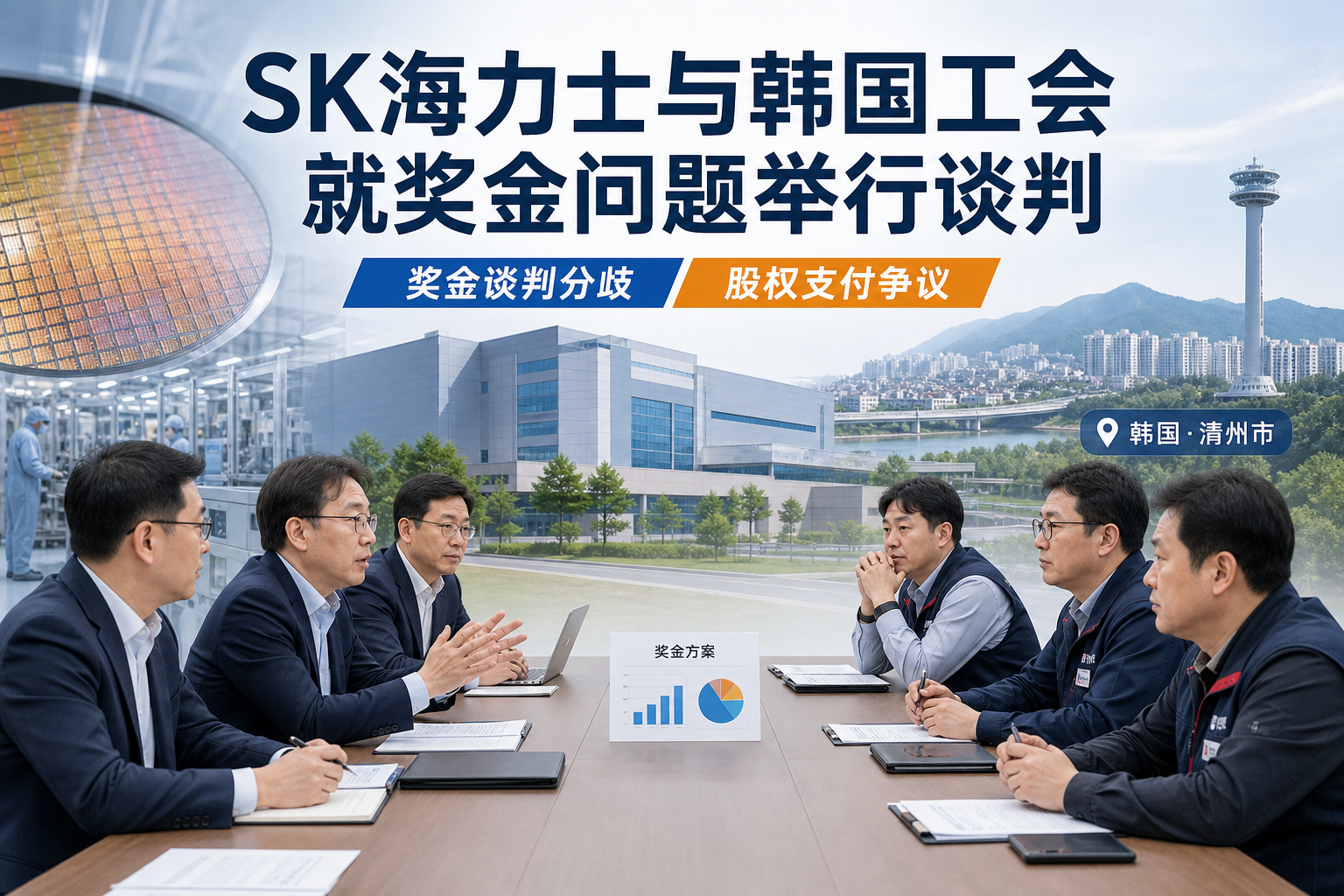 SK海力士与韩国工会就奖金问题举行谈判