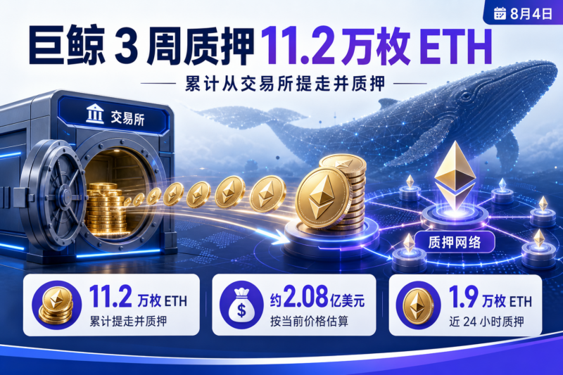 巨鲸近 3 周从 Gemini 提取 11.2 万枚 ETH 并质押-指挥使社区 - 真实线索、热点议题与深度观察
