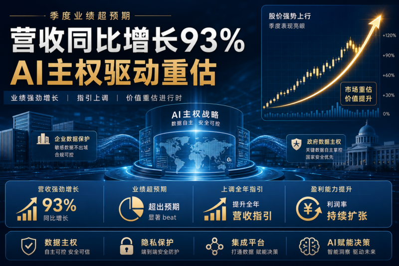 Palantir 营收同比增长 93%,「AI 主权」战略推动估值重估-指挥使社区 - 真实线索、热点议题与深度观察