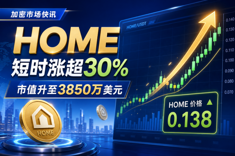 HOME 短时涨超 30%，市值升至 3850 万美元-指挥使社区 - 真实线索、热点议题与深度观察
