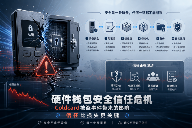 Coldcard 被盗案件一线观察:为什么这次影响比数据上看起来更大-指挥使社区 - 真实线索、热点议题与深度观察