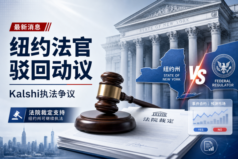 纽约法官驳回 CFTC 阻止纽约州对 Kalshi 执法的动议-指挥使社区 - 真实线索、热点议题与深度观察