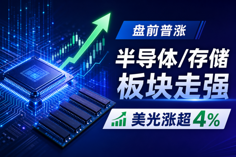 美股盘前半导体、存储板块普涨，美光涨超 4%-指挥使社区 - 真实线索、热点议题与深度观察
