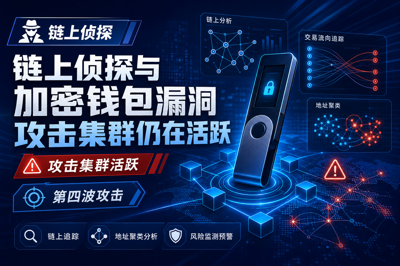 链上侦探|Coldcard 漏洞攻击集群仍然活跃,第四波攻击致 462 名疑似受害者损失 388.93 枚比特币