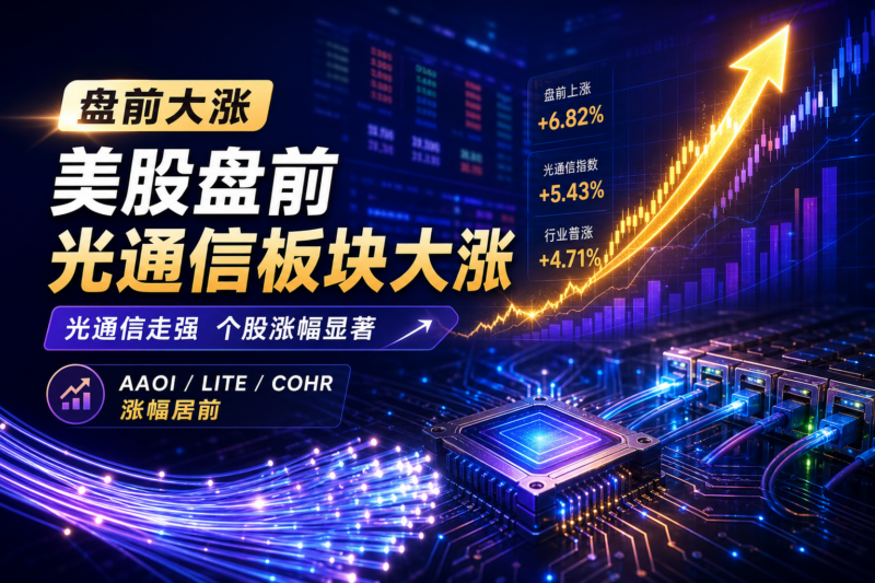美股盘前光通信板块大涨,AAOI、LITE、COHR 涨超 10%-指挥使社区 - 真实线索、热点议题与深度观察