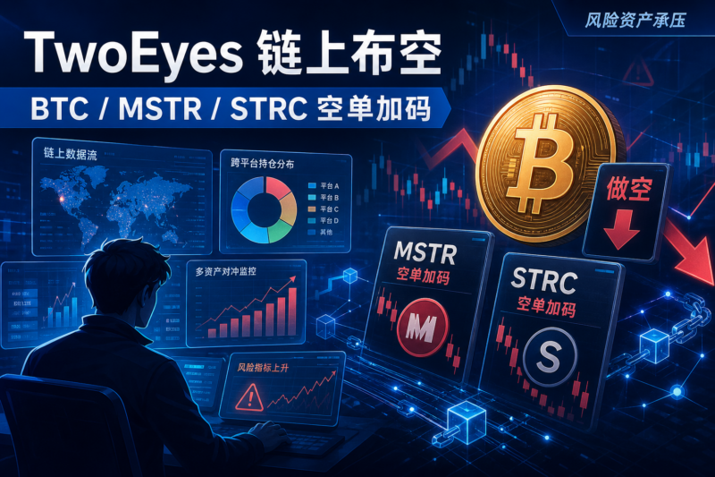 预测市场交易员 TwoEyes 链上布空,增持 140 万美元 BTC 及 Strategy 系资产空单-指挥使社区 - 真实线索、热点议题与深度观察