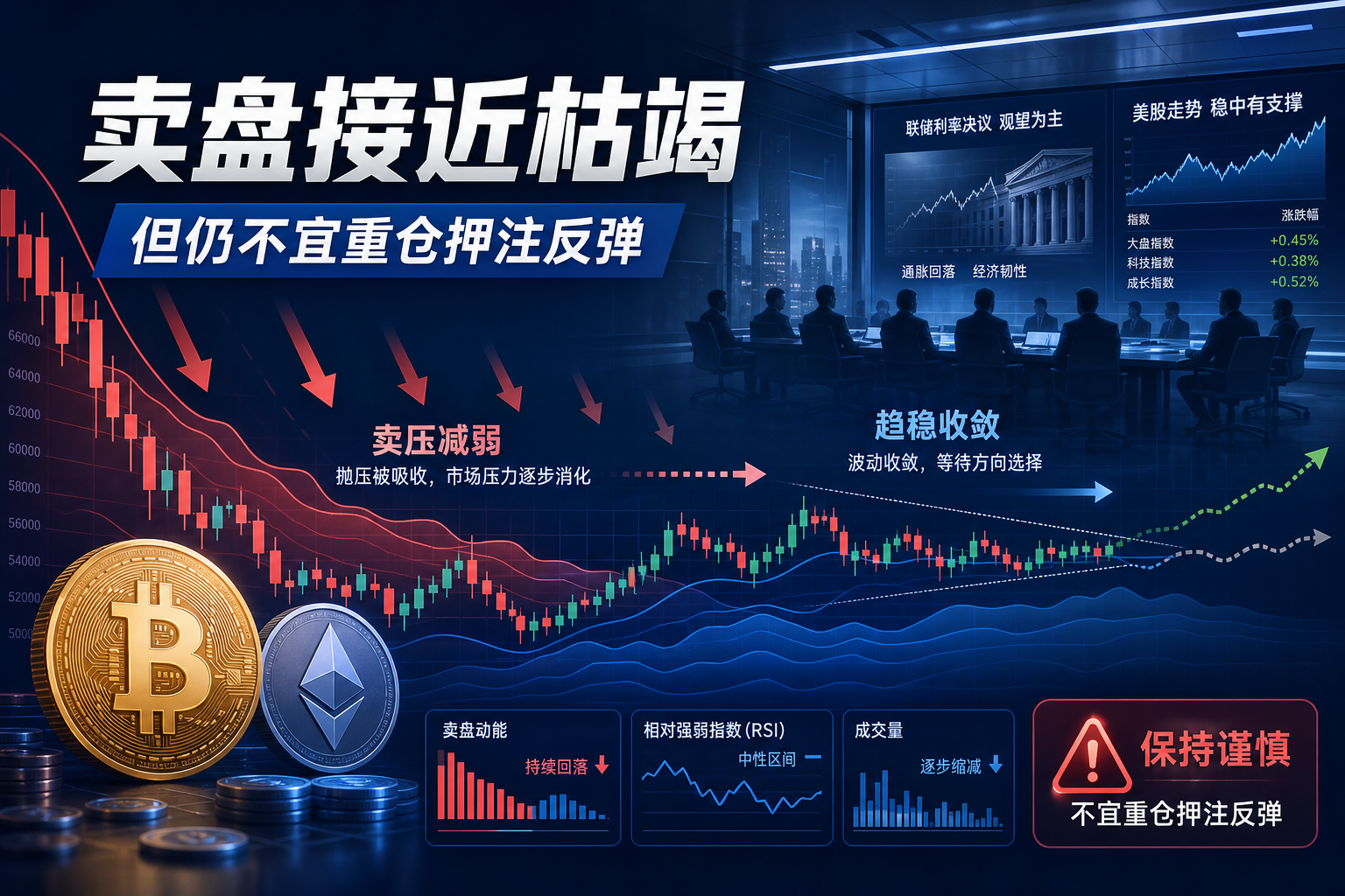 Wintermute:加密市场边际卖盘接近枯竭,但仍不宜重仓押注强势反弹
