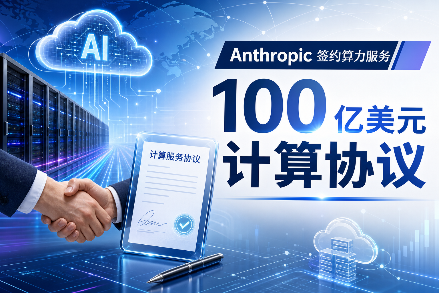 Anthropic 与 AI 云初创公司签署 100 亿美元计算服务协议