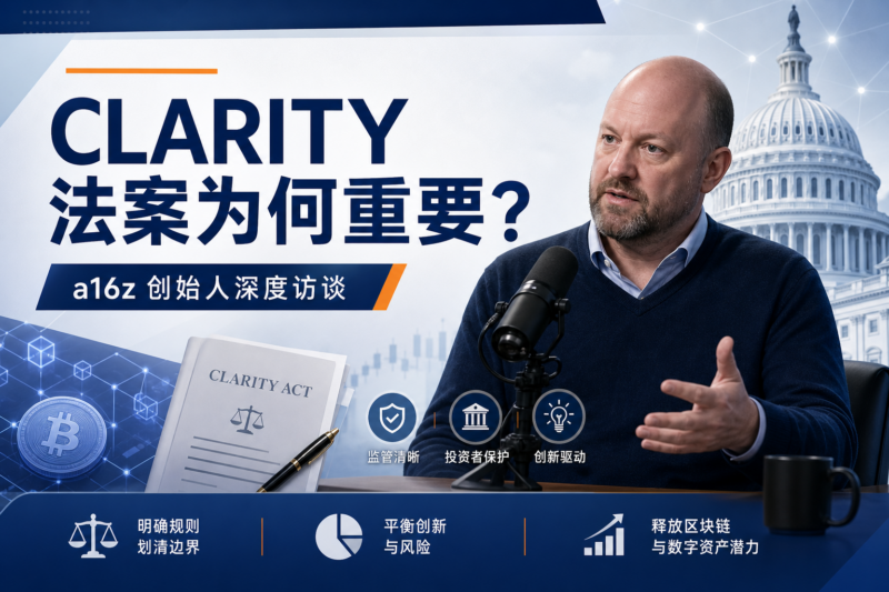 a16z 创始人深度访谈：我们为何需要 CLARITY 法案？-指挥使社区 - 真实线索、热点议题与深度观察