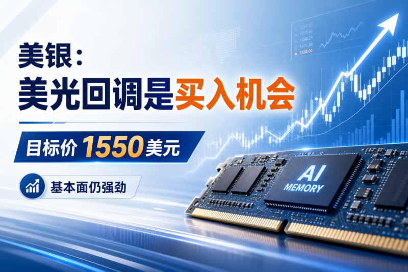 美国银行:美光回调是买入机会,目标价 1550 美元-指挥使社区 - 真实线索、热点议题与深度观察